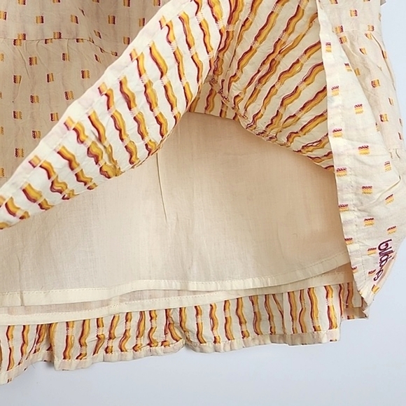 Billabong Women's A Line  Tiered Patterned Print Cotton Skirt Lined Size Medium - Picture 5 of 11